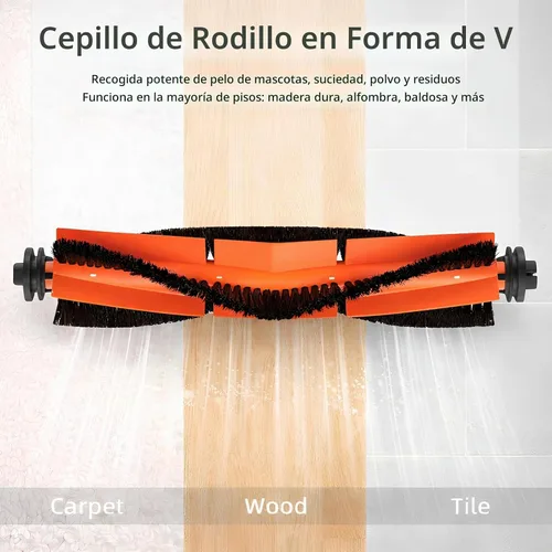 Vista 3 de Piezas de repuesto D10 Plus, compatibles con Dreame Bot D10 Plus Gen 1 (RLS3D), kits de accesorios de aspiradora, 2 cepillos principales, 4 cepillos