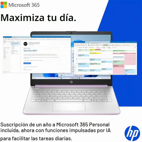 Vista 3 de HP Laptop Essential 2026 Edition, Intel CPU, 128GB de almacenamiento