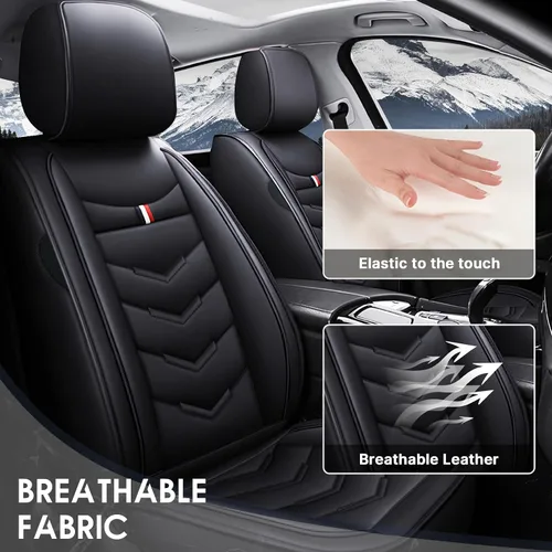 Vista 2 de Funda de asiento de auto para Chevrolet Avalanche 2002-2013, funda de cojín duradera, resistente al desgaste, impermeable, transpirable, sin olor
