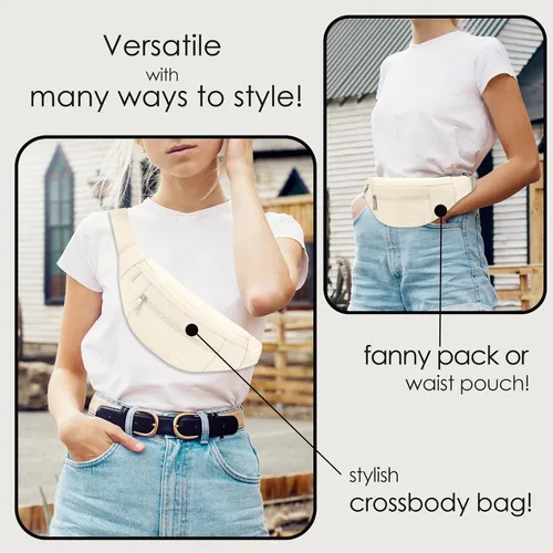 Vista 2 de Cangurera pequeña Aprocot Cross Body Bag Fashion Shoulder para mujer Albaricoque