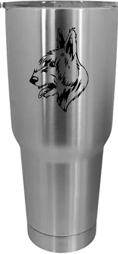 Vista 373 de Cairn Terrier - Vaso grabado con temática de perro, 30 onzas