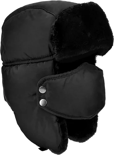 Vista 22 de Sombrero de trampero de invierno unisex con orejeras