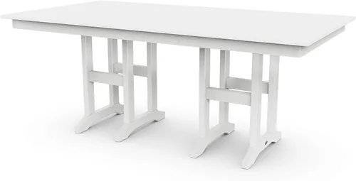 Vista 8 de POLYWOOD® Mesa de comedor Lakeside, gris pizarra Pizarra gris