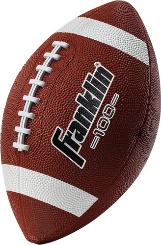 Vista 9 de Franklin Sports Balones de fútbol americano de goma para niños Junior Grip-Rite tamaño juvenil - Balones de fútbol americano Peewee Kids duraderos