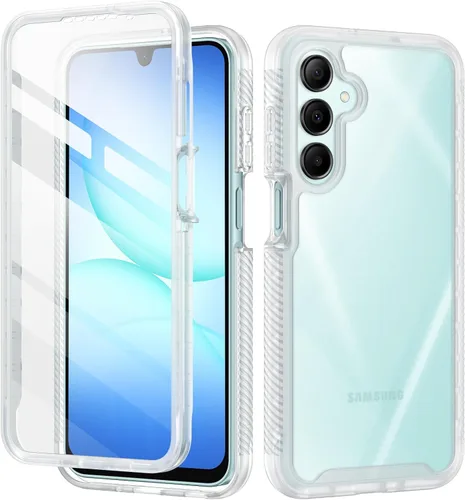 Vista 8 de seacosmo Diseñada para funda de teléfono Galaxy A14 5G, cubierta de cuerpo completo a prueba de golpes, con protector de pantalla integrado, funda