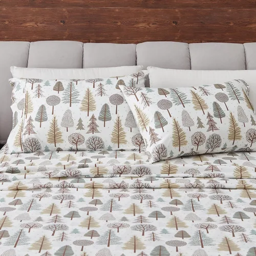 Vista 15 de Juego de sábanas de microfibra con rayas de 3 piezas tamaño individual - Sábanas y fundas de almohada de ropa de cama ultra suaves y cepilladas