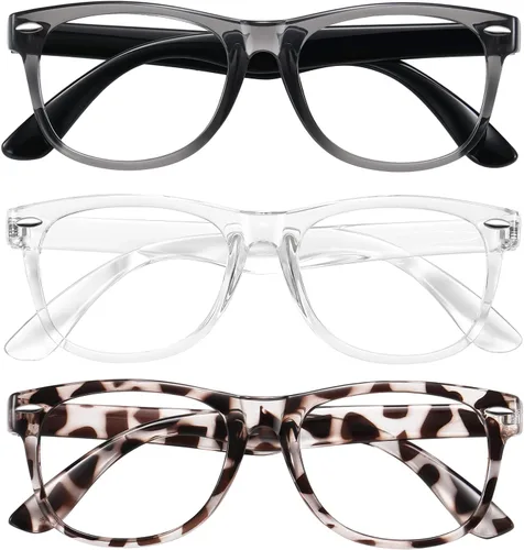 Vista 7 de Okany Gafas de luz azul para niños, paquete de 3 lentes de bloqueo de luz azul para adolescentes, niños y niñas de 3 a 10 años, pantalla de Gris