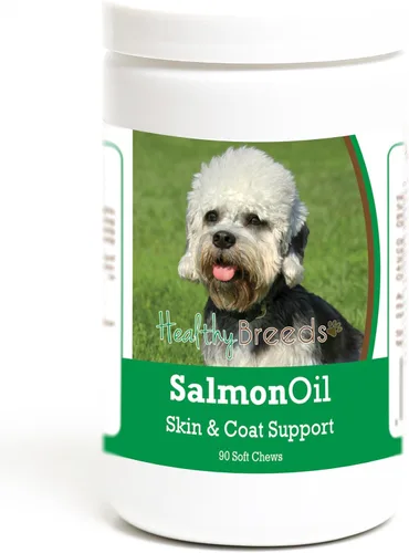 Vista 369 de Healthy Breeds Affenpinscher - Masticables suaves de aceite de salmón, 90