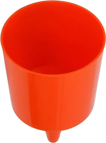 Vista 4 de Iconikal Juego de 4 posavasos de arena para playa y soporte para bebidas, color naranja