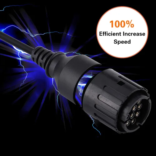 Vista 5 de Generic Generickyigvhom9r - Cable adaptador OBD2 de 10 pines a 16 pines OBD2, cable de diagnóstico para motocicleta ICOMD