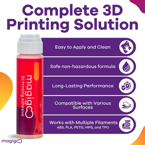 Vista 2 de Pegamento en lápiz Magigoo: un adhesivo todo en uno para impresiones en 3D, 1.67 onzas fluidas
