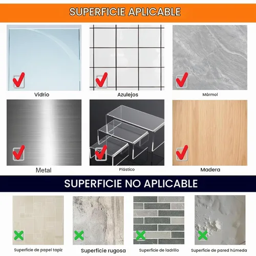 Vista 6 de Puntos Adhesivos de Doble Cara con Mango Pelable, 3 Tipos de Masilla Adhesiva Transparente Removible, Impermeable Sin Daño Pegamento Tack