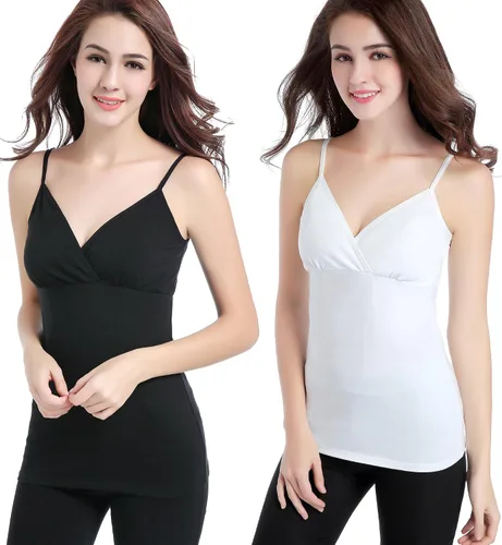 Vista 3 de Camiseta de lactancia Cami - Corpiño de dormir para maternidad y lactancia
