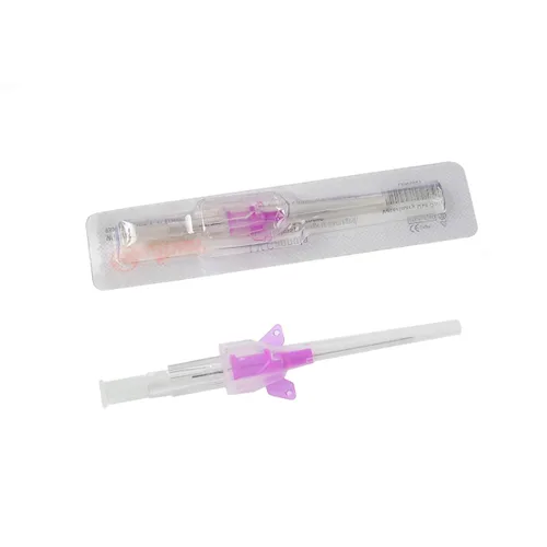 Vista 7 de Catéter de cánula desechable veterinario de mariposa tipo IV con alas 22G instrumentos veterinarios (22G, 10PCS)
