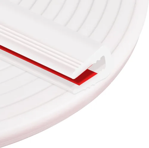 Vista 35 de ToLanbbt Moldura de Borde de Goma Canal en U – Protector de Borde de Chapa Metálica Autoadhesivo de 1/4", Tira de Sellado EPDM para Puertas
