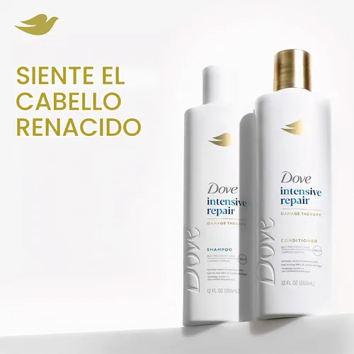 Vista 3 de Dove Champú Nutritive Solutions Daily Moisture hidratante para cabello seco, 12 onzas líquidas (4 unidades)