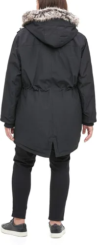 Vista 6 de Levi's Chaqueta parka con capucha y forro de piel sintética para mujer