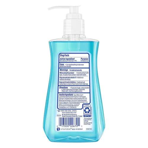 Vista 2 de Jabón líquido antibacterial para manos Dial, de áloe, de 7.5 oz