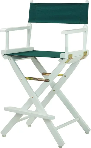 Vista 17 de Casual Home - Silla de director de 18 in, marco negro, lona negra, altura clásica Marco negro - Madera maciza