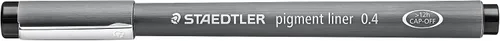 Vista 9 de Staedtler 308 02-9 - Delineador de pigmento (10 unidades), color negro, Negro