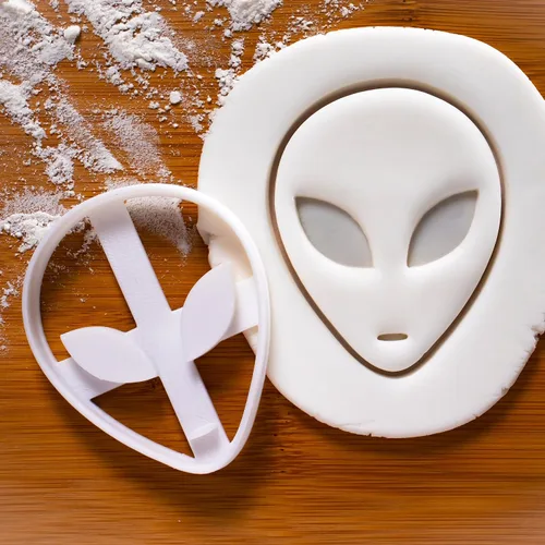 Vista 2 de Cortador de galletas Alien, 1 pieza - Bakerlogy