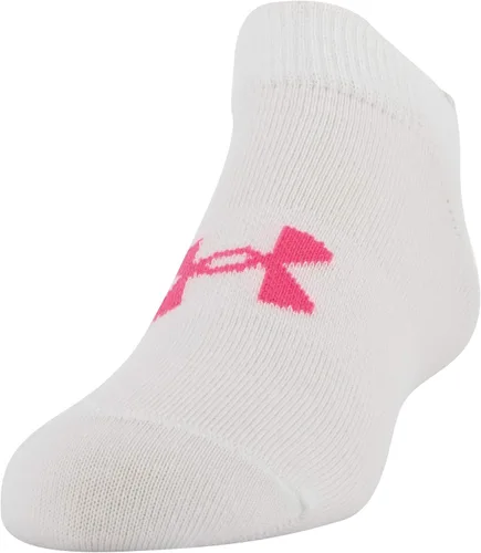 Vista 2 de Under Armour Calcetines invisibles esenciales para niña, paquete de 6