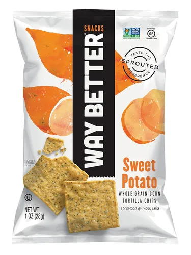 Vista 25 de Way Better Snacks Chips de tortilla, batata, 5.5 onzas