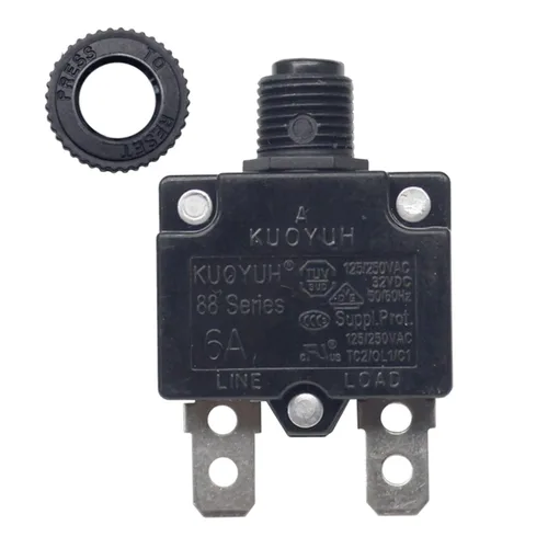 Vista 15 de KUOYUH Serie 88 125/250VAC 32VDC 50/60Hz Disyuntor de Sobrecarga Térmica 3-30A (3A)