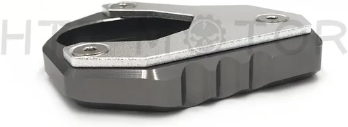 Vista 6 de KAW-253VER6500618- Almohadilla de extensión CNC de soporte lateral compatible con Kawasak Versys 650 2015-2017 2018 gris