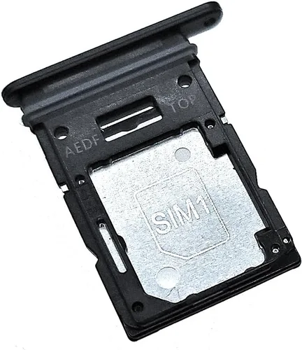 Vista 5 de Bandeja de tarjeta SIM Reemplazo del soporte de ranura SD para Samsung Galaxy A54 5G SM-A546U Single SIM US Version (negro)