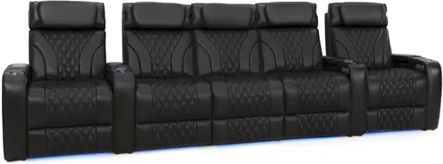 Vista 50 de Seatcraft Luminis LT - Asiento de cine en casa, reclinable, color rojo
