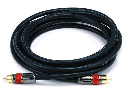 Vista 10 de Monoprice 102681 Cable de audio coaxial digital con clasificación RG6 RCA CL2 de 3 pies, color negro