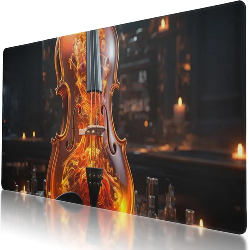 Vista 20 de Alfombrilla de mouse grande con diseño de flamenco para juegos de 35.5 x 16 pulgadas, base antideslizante, resistente al agua, ideal para jugadores