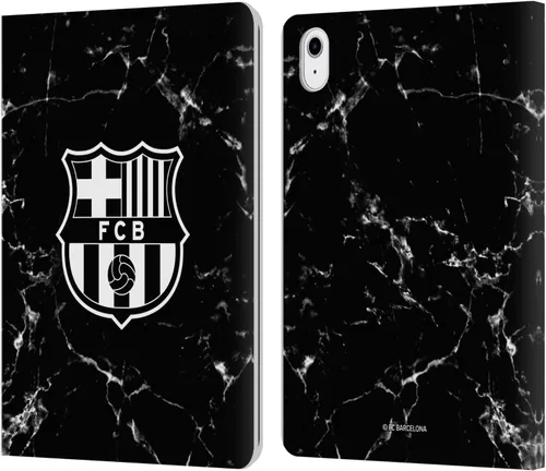 Vista 9 de Head Case Designs Funda de cuero con licencia oficial del FC Barcelona Barca Crest Pattern compatible con Apple iPad Air 2020/2022