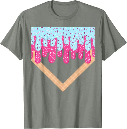 Vista 35 de Baseball Drip Boys Home Plate Ice Cream Sport Players & Fans Camiseta