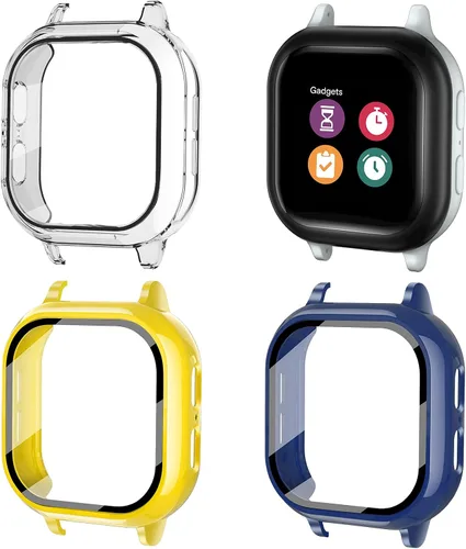 Vista 10 de Paquete de 3 fundas compatibles con Gizmo Watch 2 protector de pantalla para niños Funda protectora sensible al tacto Protección duradera