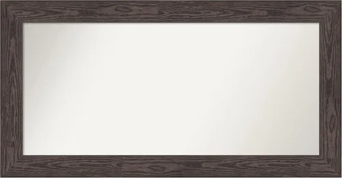Vista 150 de Amanti Art Espejo personalizado, espejo de baño negro puente, espejo de pared o espejo de tocador de baño sobre el fregadero (26 x 26 pulgadas)