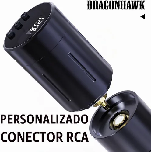Vista 3 de Fuente de alimentación de la batería del tatuaje del dragón