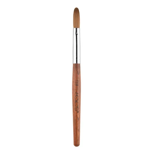Vista 11 de Pincel profesional Kolinsky de pelo de marta para arte de uñas acrílicas, de madera roja (n.º 10) Herramienta de manicura acrílica profesional