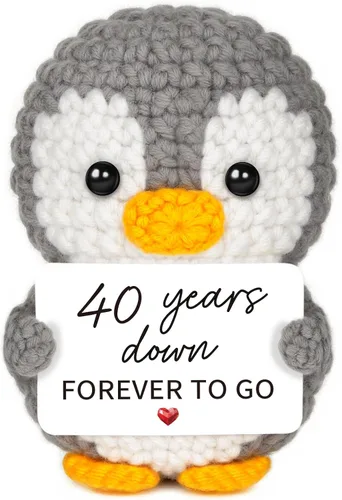 Vista 13 de Regalos de pingüino de aniversario de 1 año para novio, novia, él y ella