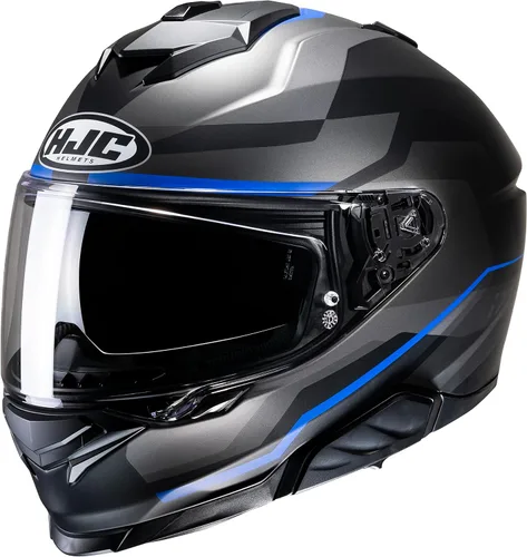 Vista 6 de Casco de motocicleta HJC i71 Nior Natural, aprobado por DOT (MC1SF, grande)