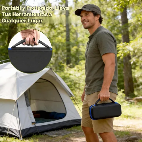Vista 4 de Funda compatible con Dremel Lite 7760 N/10 4V Li-Ion/PawControl 7760-PET Kit de herramientas rotativas inalámbricas para perros, kit multiusos