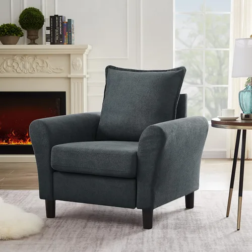 Vista 10 de Sofá Seccional Convertible, Sofá Pequeño en Forma de L de 77 pulgadas, Sofá de 3 Asientos con Chaise de Almacenamiento Reversible y Conjunto