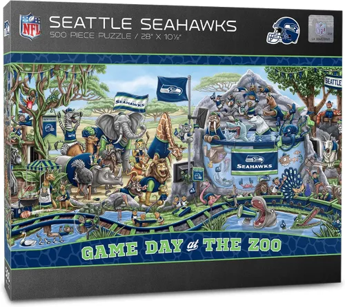 Vista 20 de YouTheFan - Rompecabezas NFL Game Day at The Zoo, 500 piezas