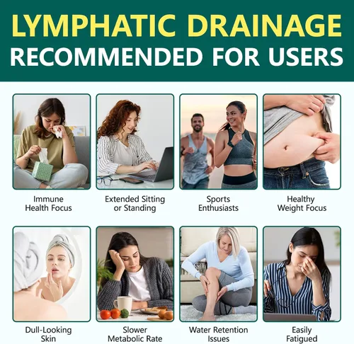 Vista 4 de Suplementos de drenaje linfático: 4275 mg de apoyo del sistema linfático a base de hierbas con diente de león, bardana, equinácea, cúrcuma