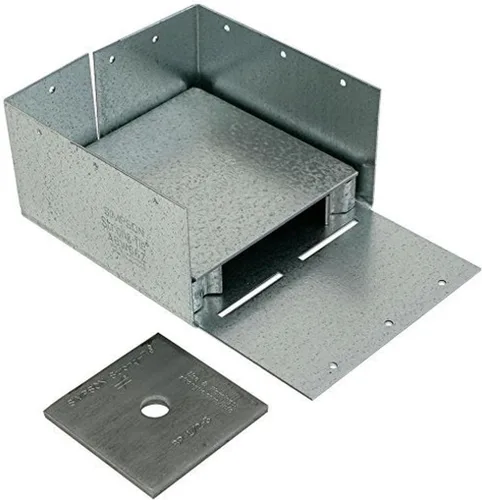 Vista 9 de Simpson Strong Tie ABW66Z 1 1 1 ZMAX galvanizado calibre 12 6 pulgadas x 6 pulgadas base ajustable