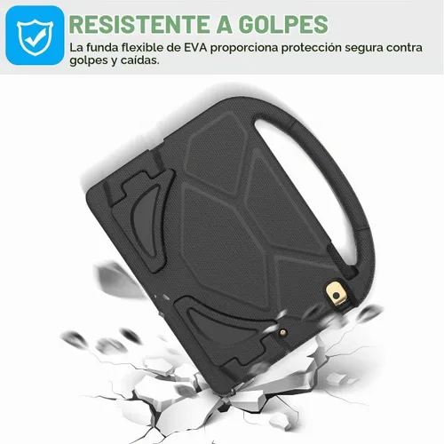 Vista 7 de SUPLIK Funda para niños para iPad 5ª/6ª Generación (9.7 pulgadas, 2017/2018), iPad Air 2/1 & Pro 9.7 con protector de pantalla, cubierta protectora