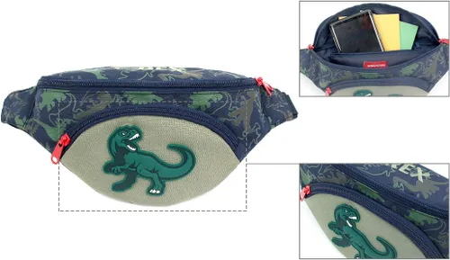 Vista 3 de Riñonera de cintura para niños, niños, niñas, T-Rex), WaistBag