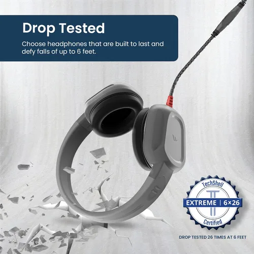 Vista 5 de Brenthaven Auriculares resistentes con 2 cables con micrófono USB C – Cable largo sin enredos a prueba de masticación con control de volumen