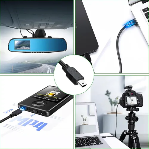 Vista 7 de Cable de carga de transferencia de sincronización de datos de computadora USB de repuesto para VTech Kidizoom Cámara Connect